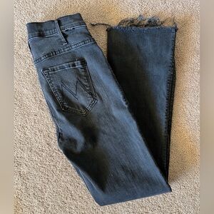 Mother jeans size 25 black high waisted